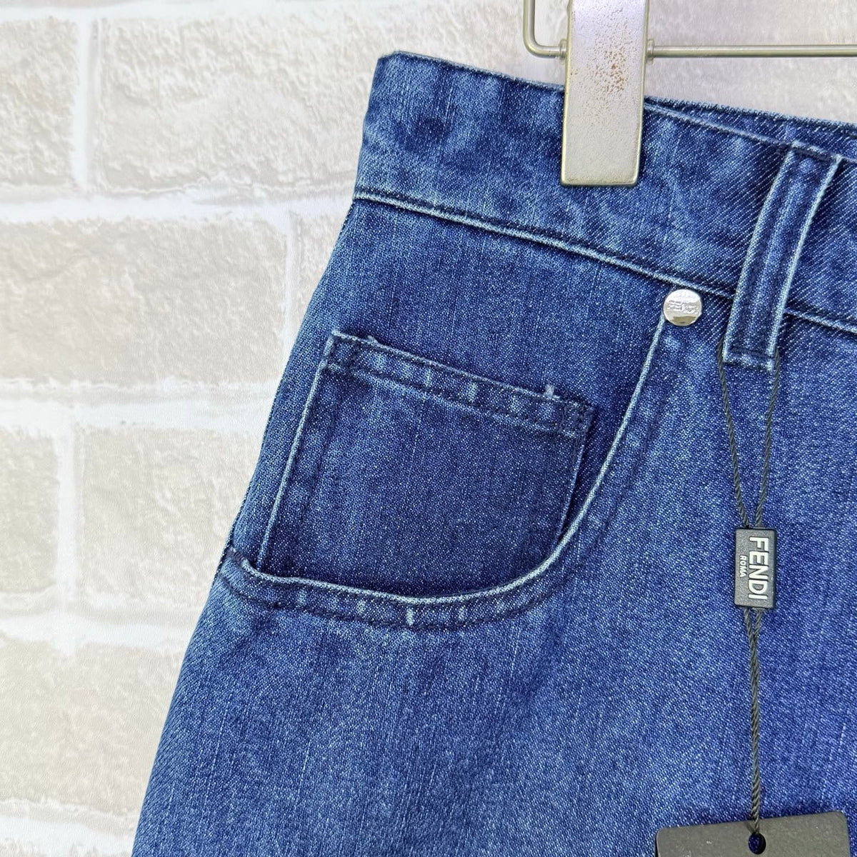 Blue Denim Plain Straight - Men's
