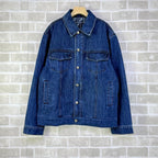 Blue Denim Washed Trucker - Men's