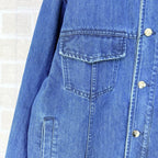 Blue Denim Washed Trucker - Men's