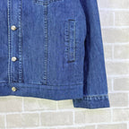 Blue Denim Washed Trucker - Men's