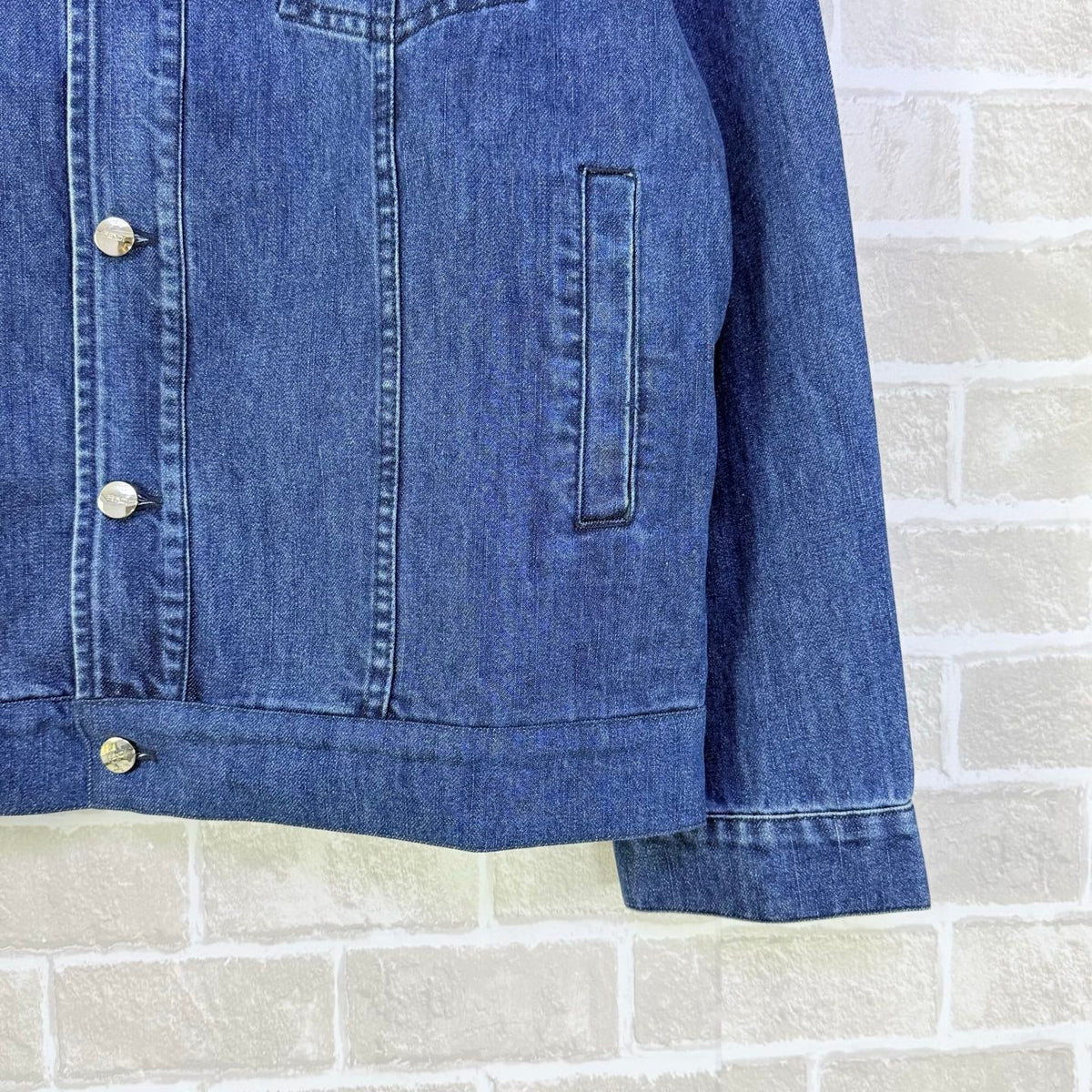 Blue Denim Washed Trucker - Men's