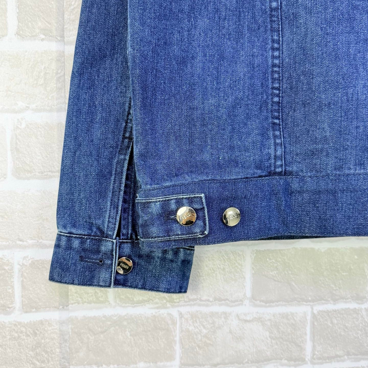 Blue Denim Washed Trucker - Men's