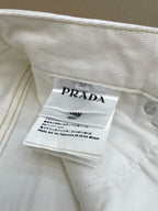 White Denim Plain Straight - Women's