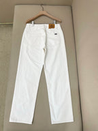 White Denim Plain Straight - Women's