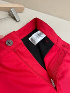 Red Nylon Plain Swim - Men's
