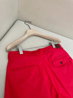 Red Nylon Plain Swim - Men's
