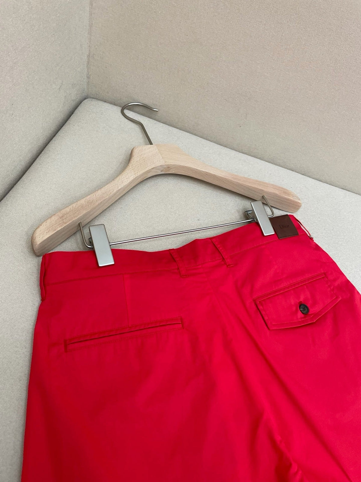 Red Nylon Plain Swim - Men's