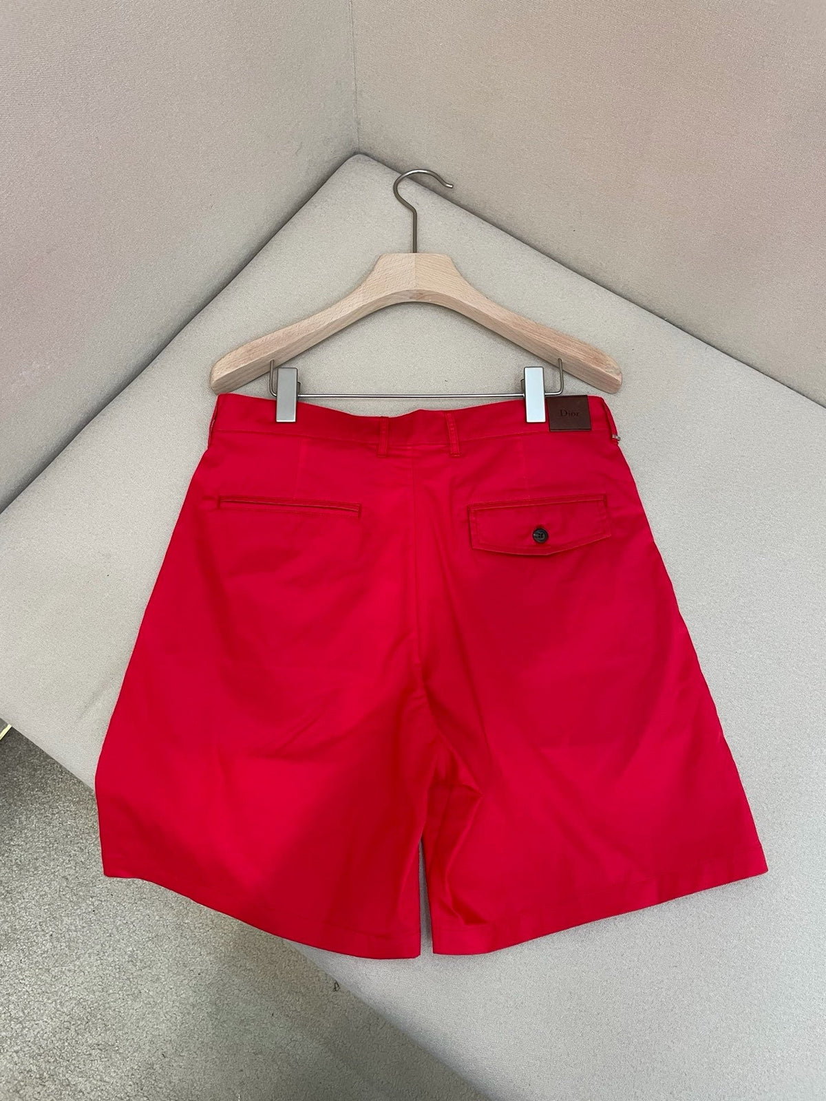 Red Nylon Plain Swim - Men's