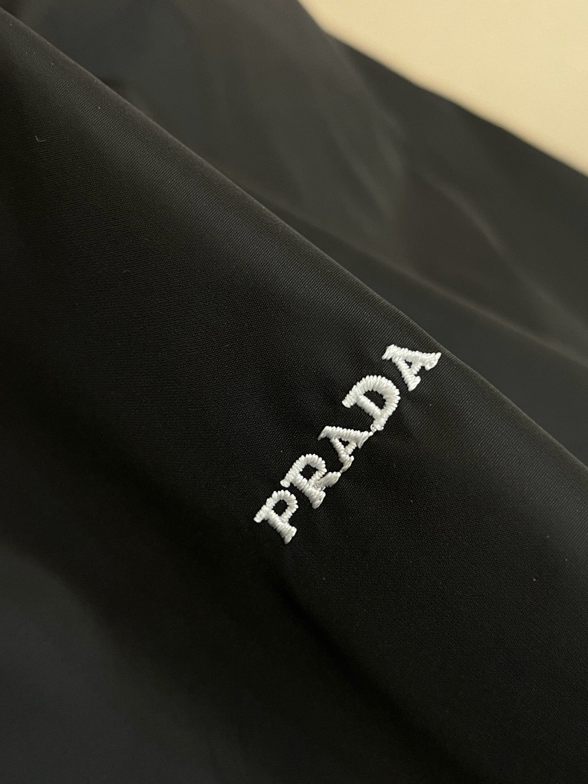 Black Nylon Plain Shirt Jacket - Men's