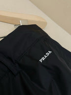Black Cotton Plain Straight - Men's