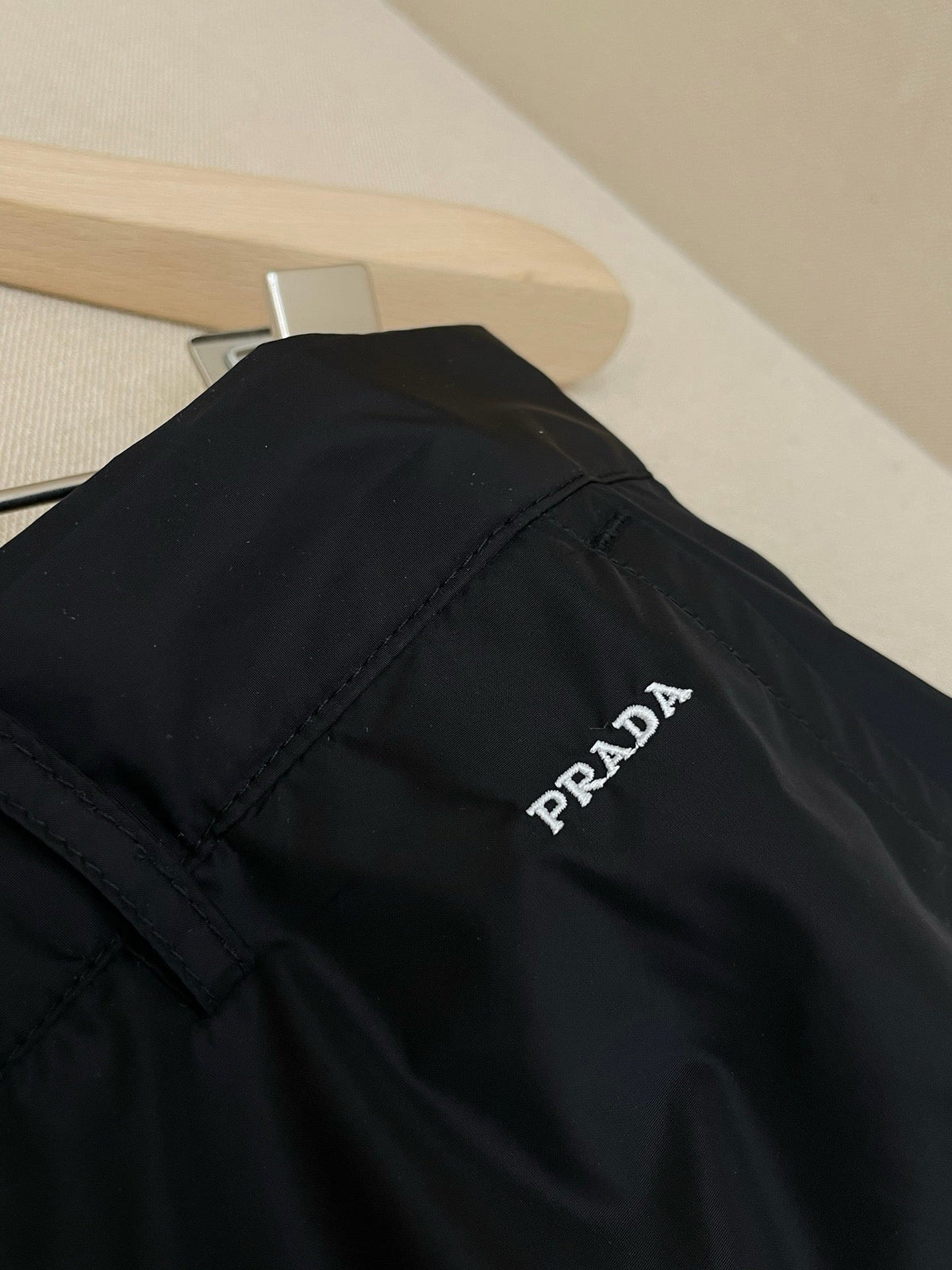 Black Cotton Plain Straight - Men's