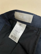 Navy Cotton Plain Cargo - Men's