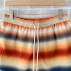 Orange Cotton Gradient Stripe Drawstring - Men's
