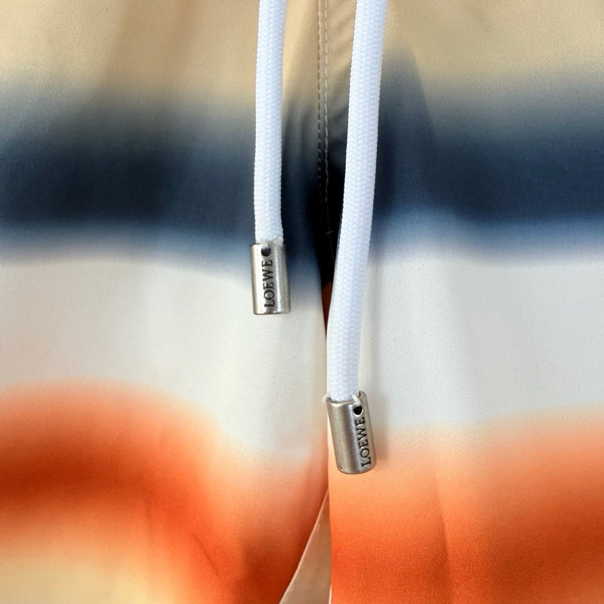 Orange Cotton Gradient Stripe Drawstring - Men's