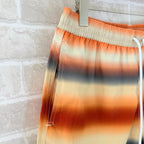 Orange Cotton Gradient Stripe Drawstring - Men's