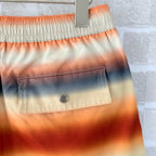 Orange Cotton Gradient Stripe Drawstring - Men's