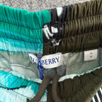 Green Nylon Car Print Swim - Men's