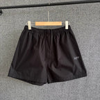 Black Nylon Plain Drawstring - Men's