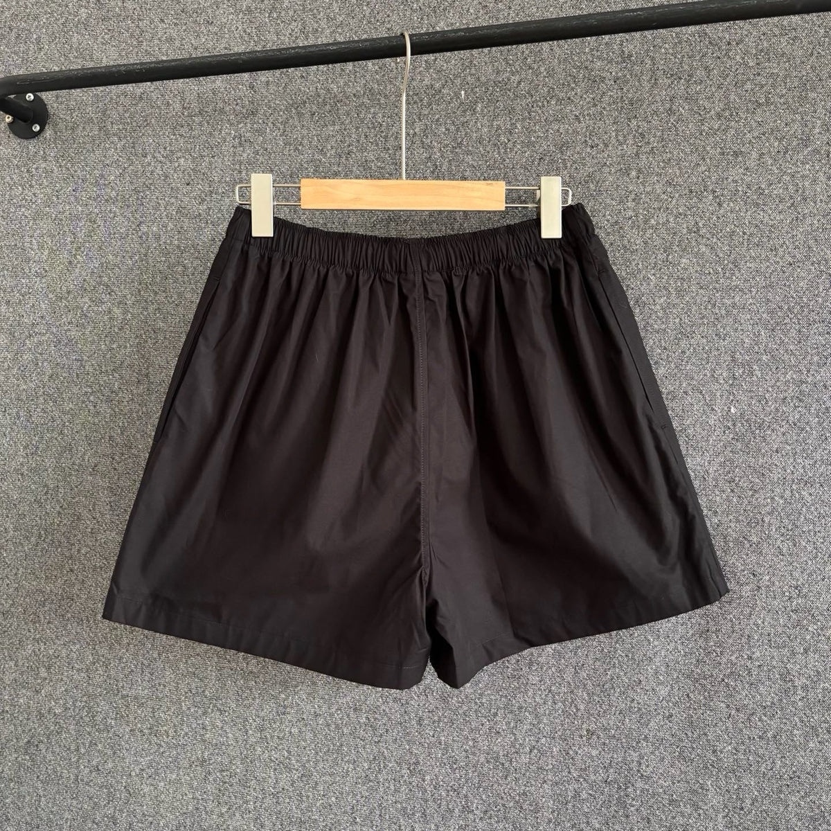Black Nylon Plain Drawstring - Men's