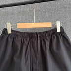 Black Nylon Plain Drawstring - Men's