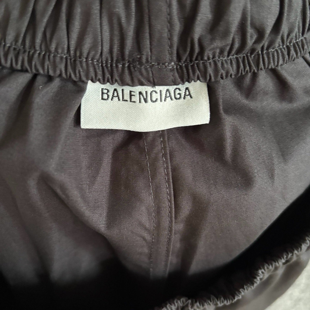 Black Nylon Plain Drawstring - Men's