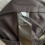 Black Nylon Plain Drawstring - Men's