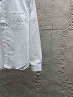 Blue Cotton Pocket Long-Sleeve - Men's