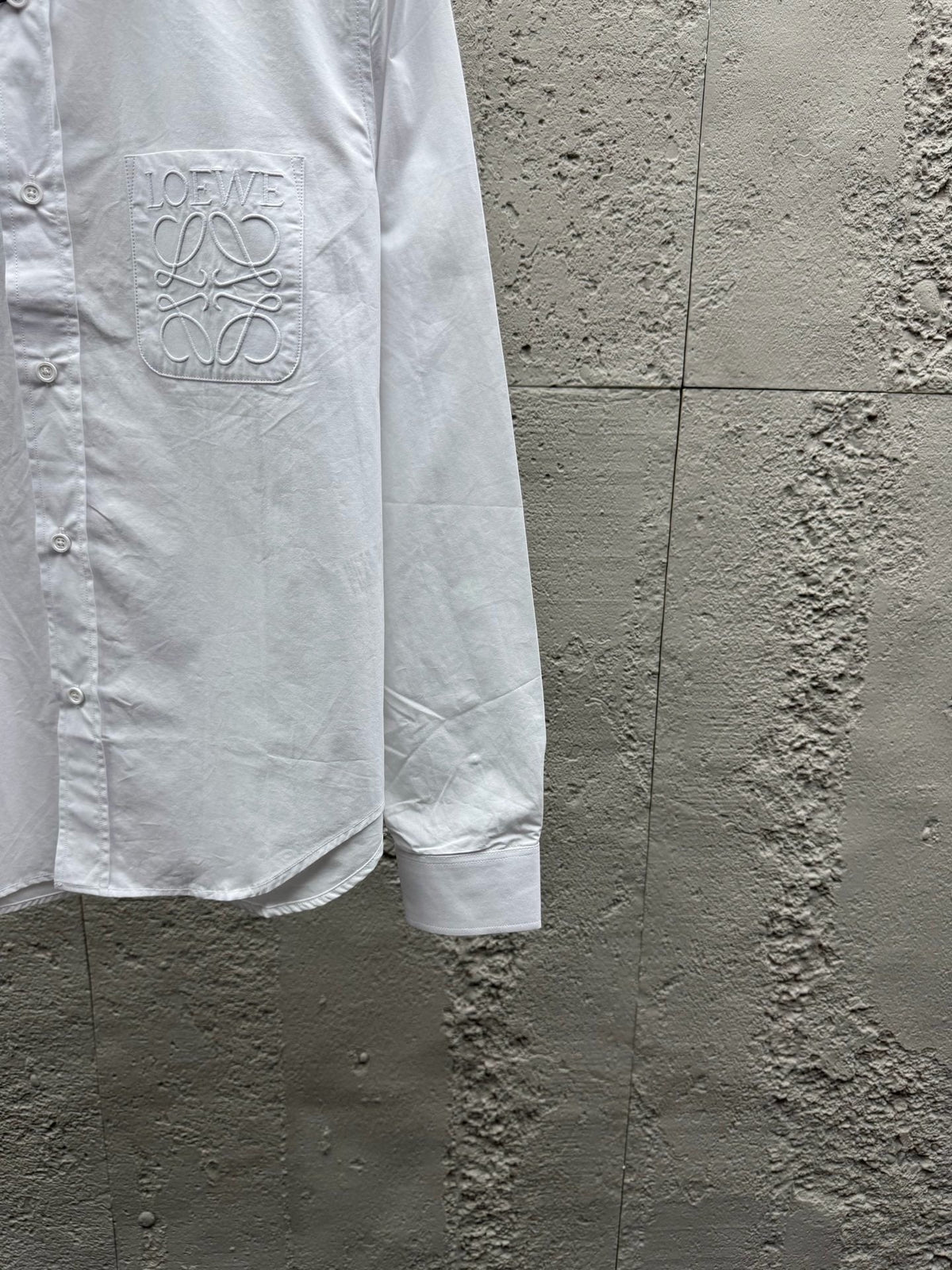 Blue Cotton Pocket Long-Sleeve - Men's
