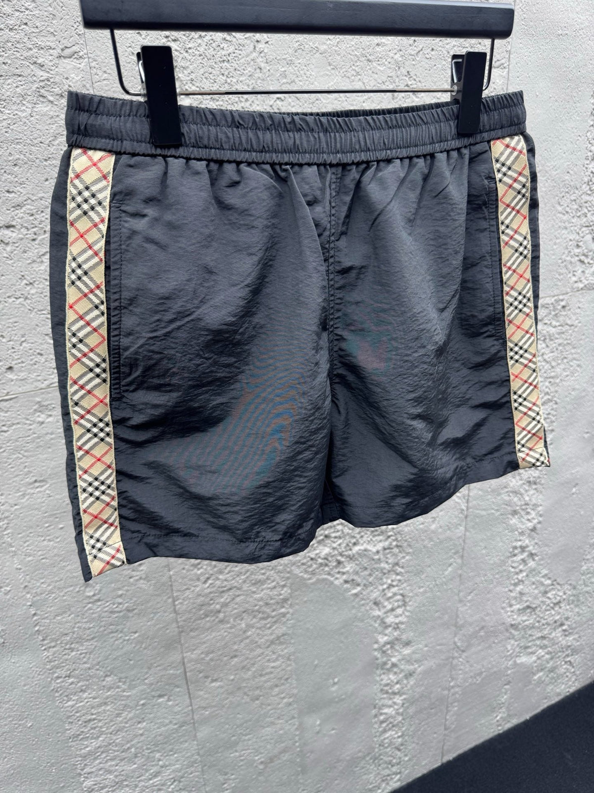 Cream Cotton Embroidered Drawstring - Men's