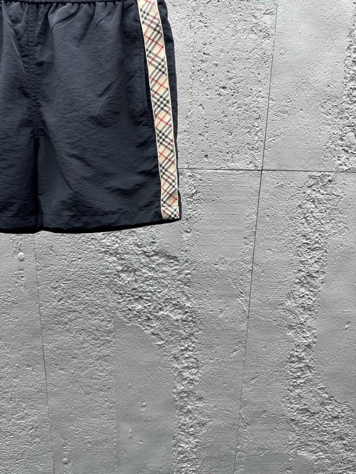 Cream Cotton Embroidered Drawstring - Men's