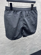 Cream Cotton Embroidered Drawstring - Men's