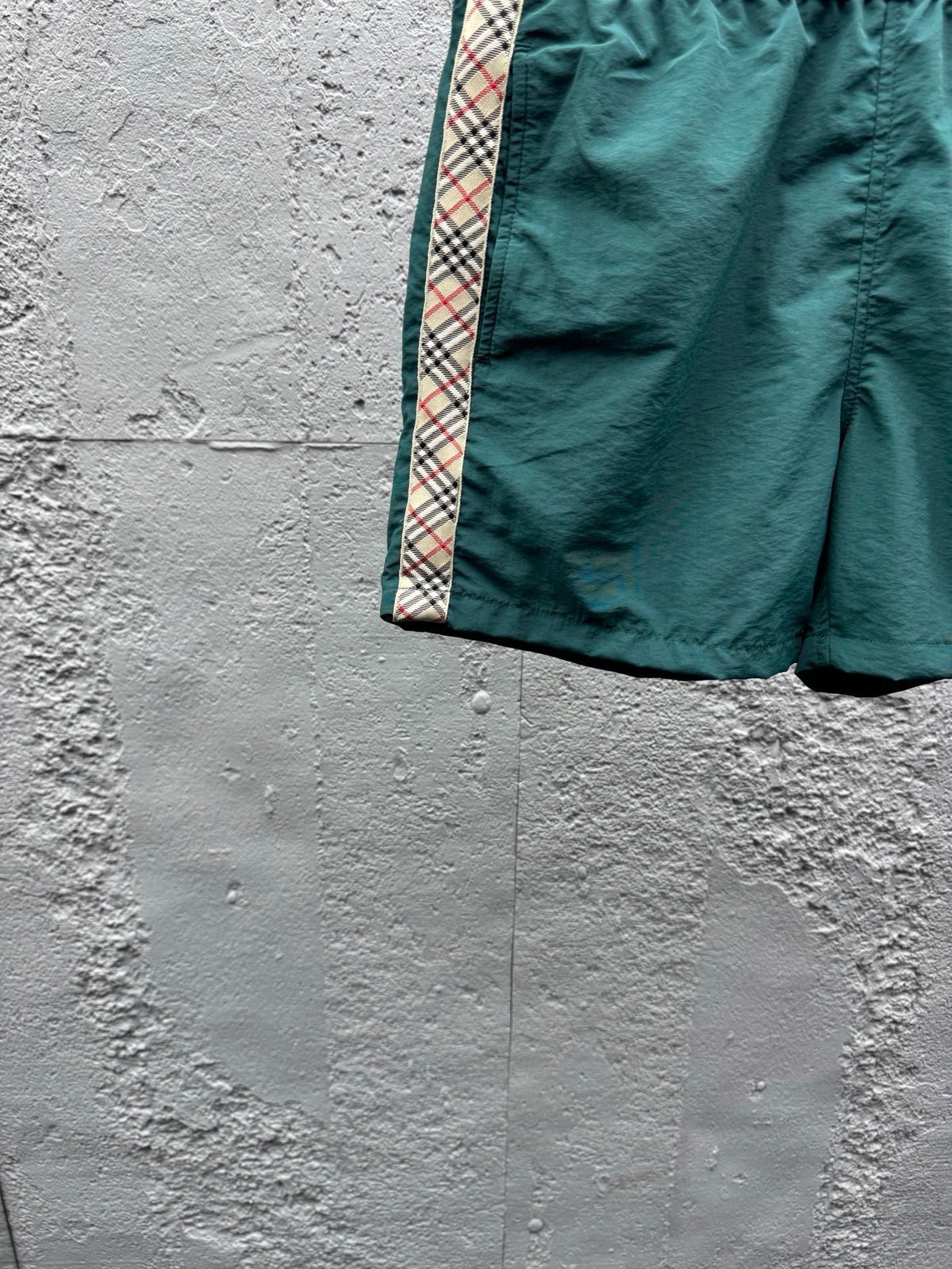 Cream Cotton Embroidered Drawstring - Men's