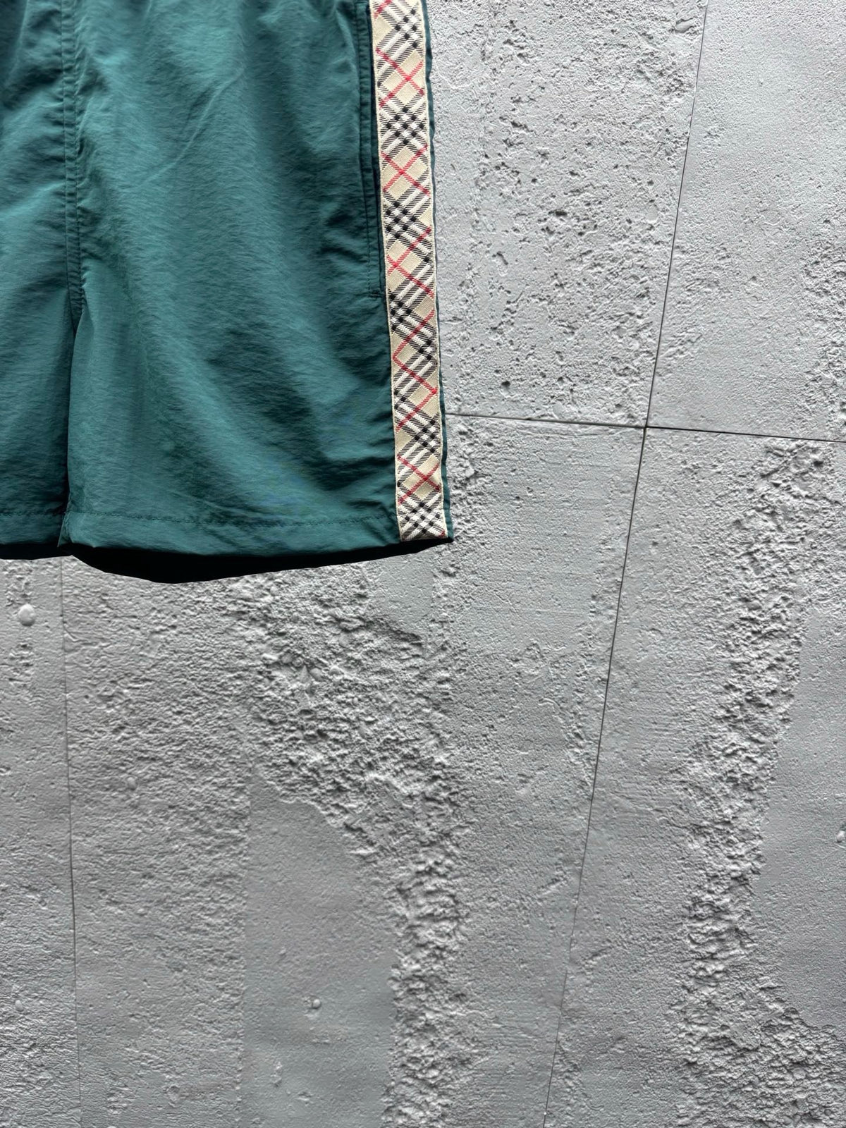 Cream Cotton Embroidered Drawstring - Men's