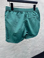 Cream Cotton Embroidered Drawstring - Men's