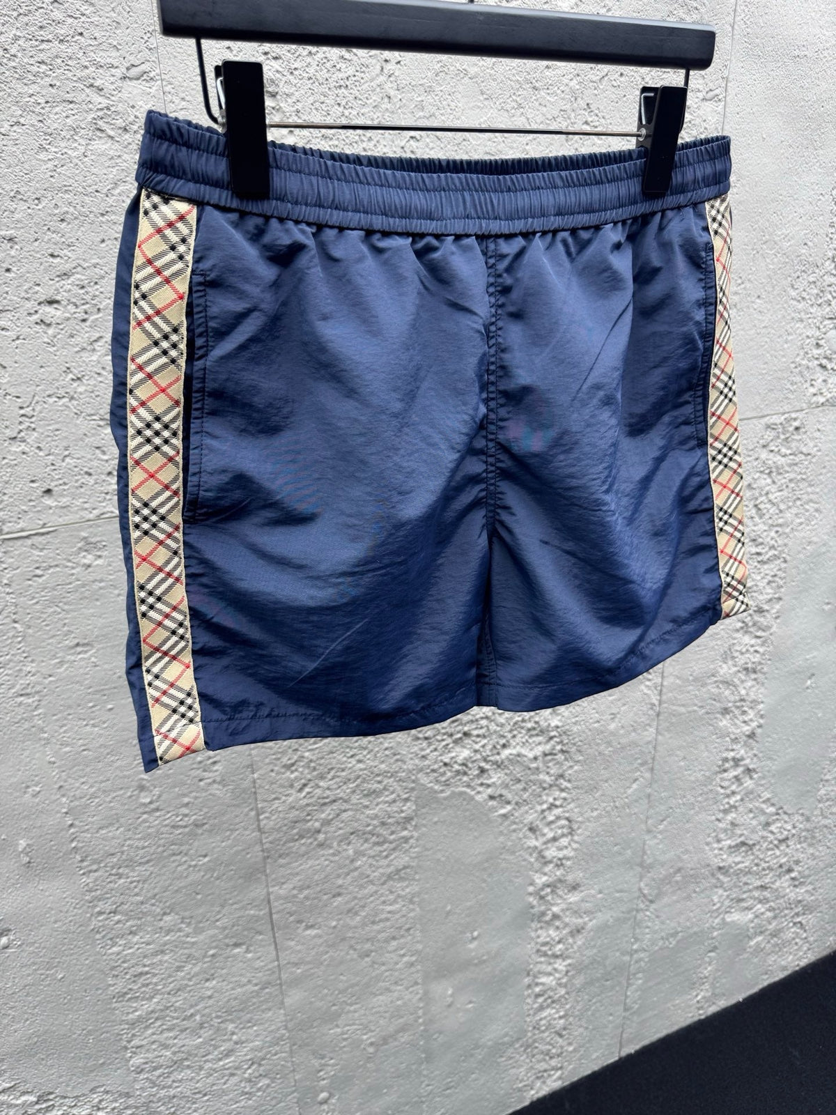 Cream Cotton Embroidered Drawstring - Men's