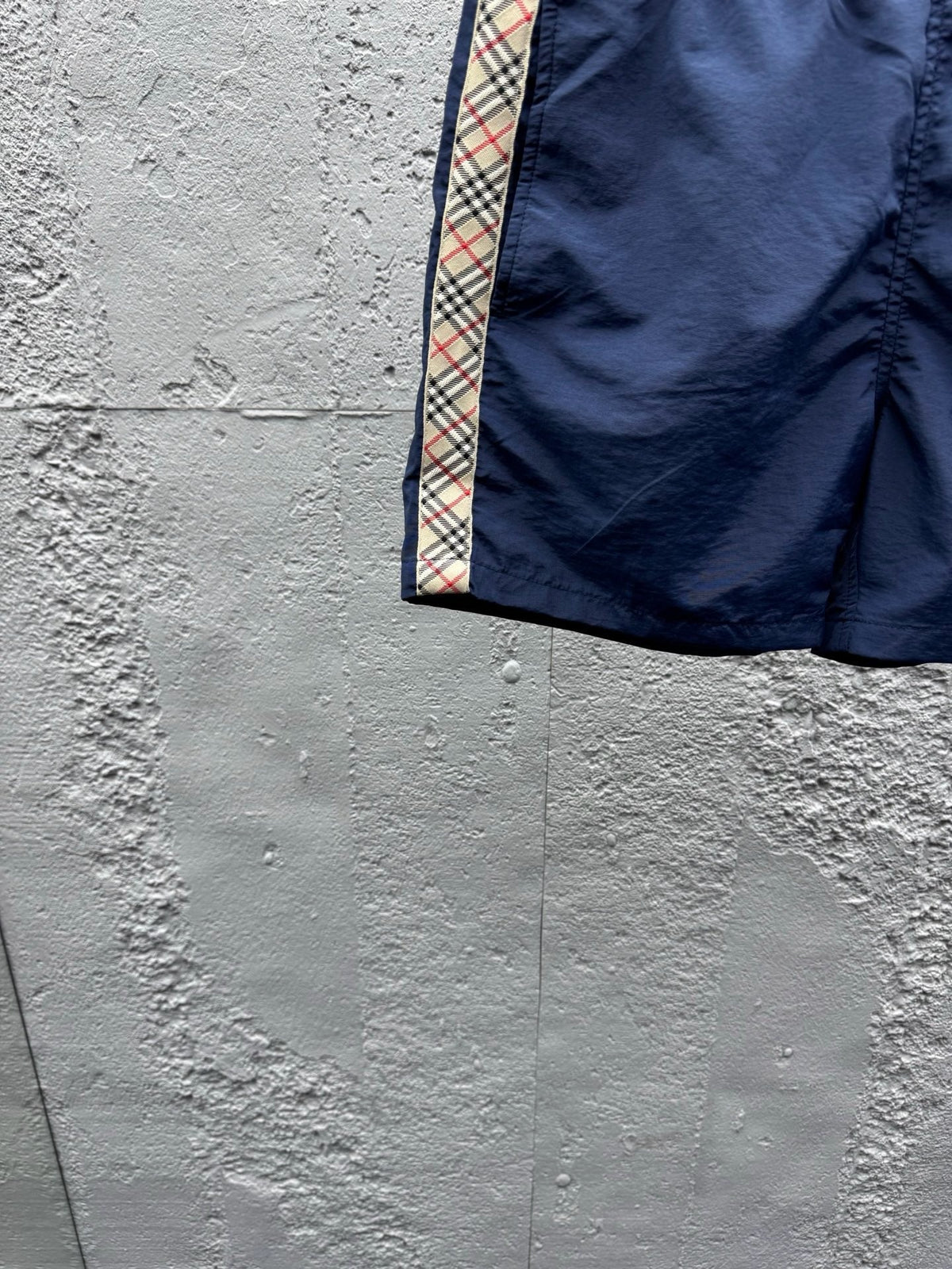 Cream Cotton Embroidered Drawstring - Men's