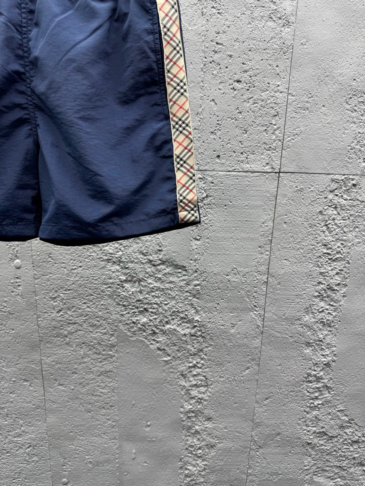 Cream Cotton Embroidered Drawstring - Men's