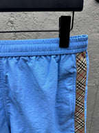 Cream Cotton Embroidered Drawstring - Men's