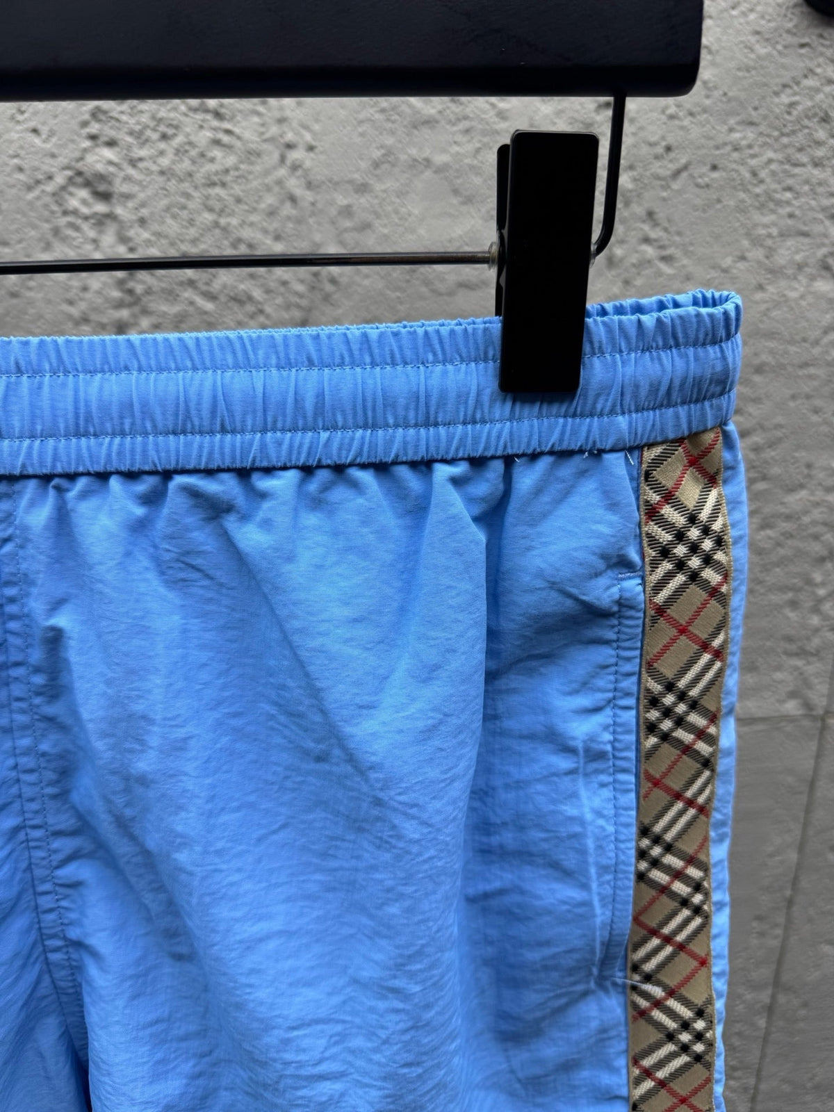 Cream Cotton Embroidered Drawstring - Men's