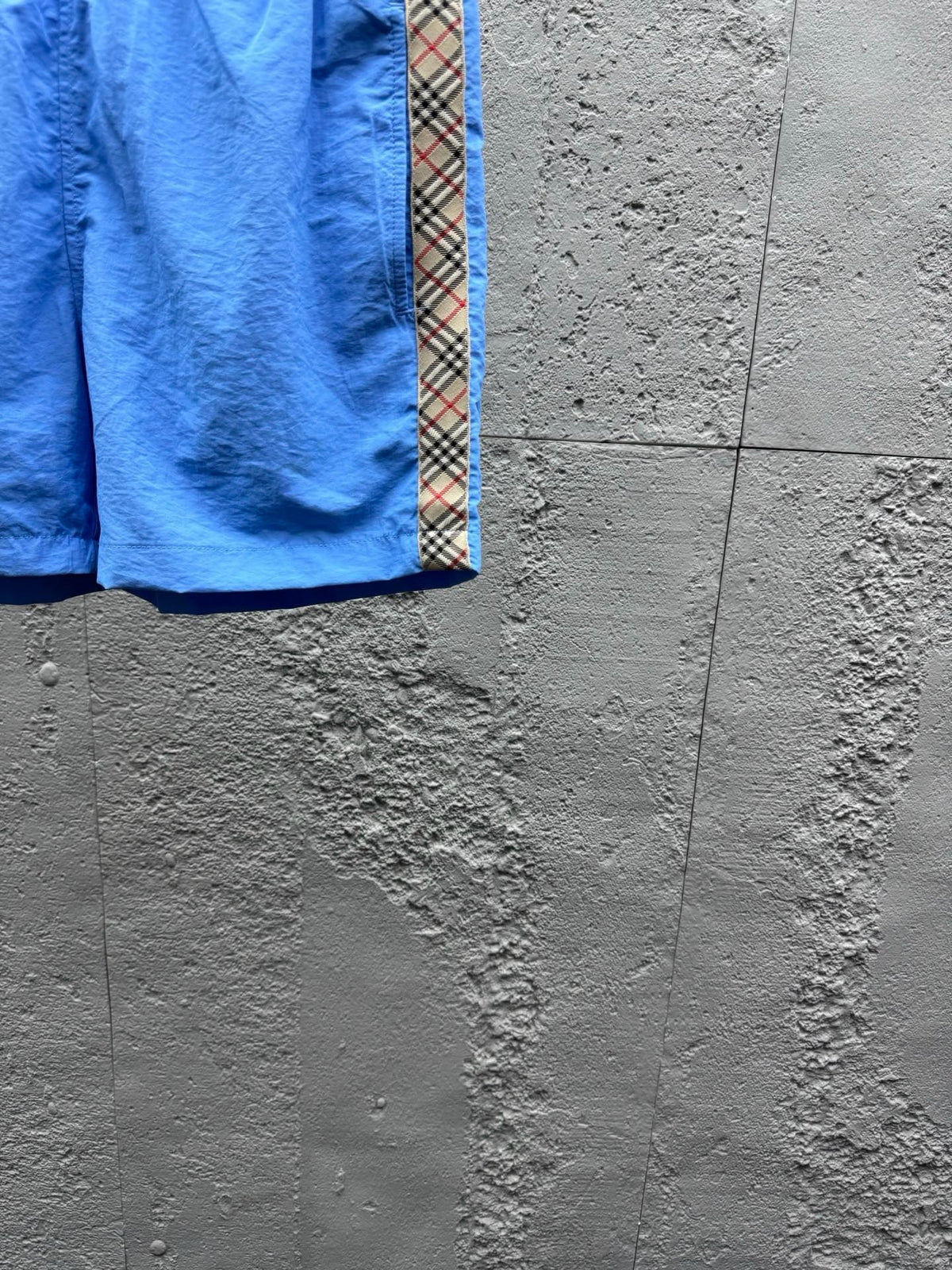 Cream Cotton Embroidered Drawstring - Men's