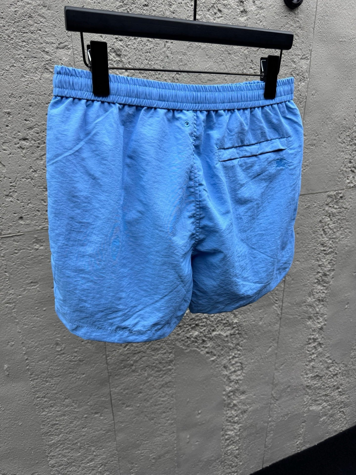 Cream Cotton Embroidered Drawstring - Men's