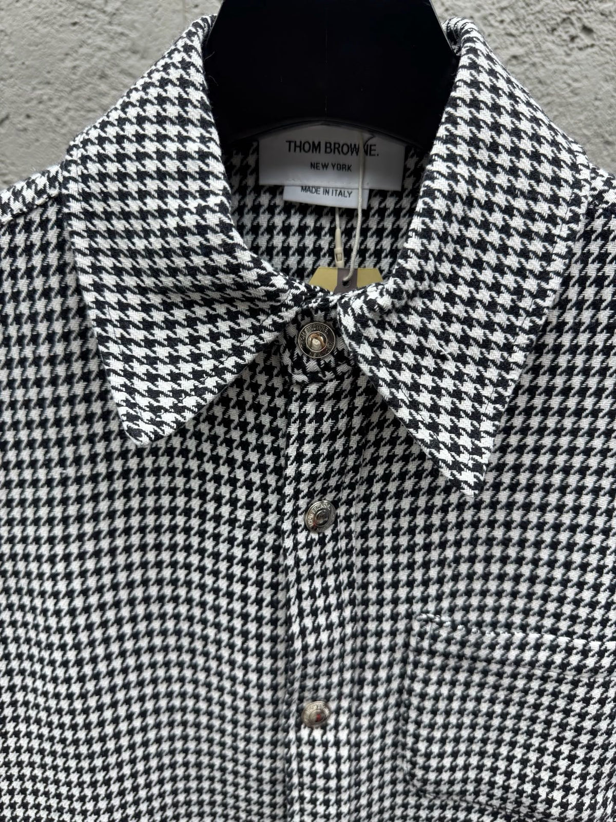 Grey Flannel Check Overshirt - Men's