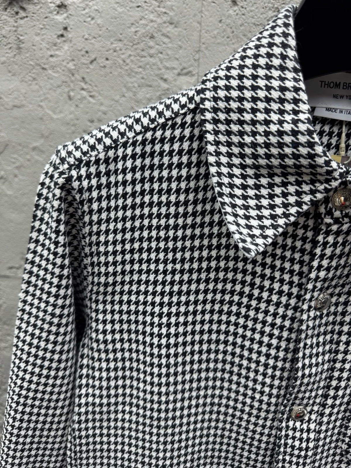Grey Flannel Check Overshirt - Men's
