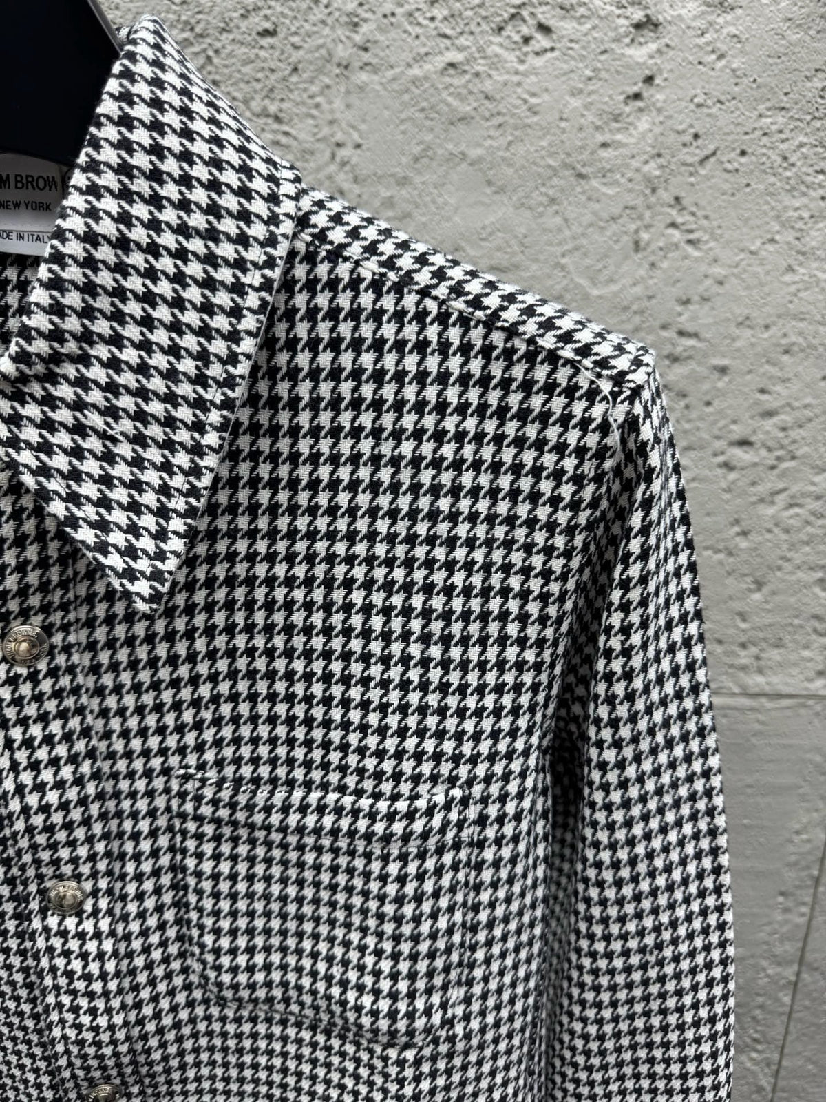 Grey Flannel Check Overshirt - Men's
