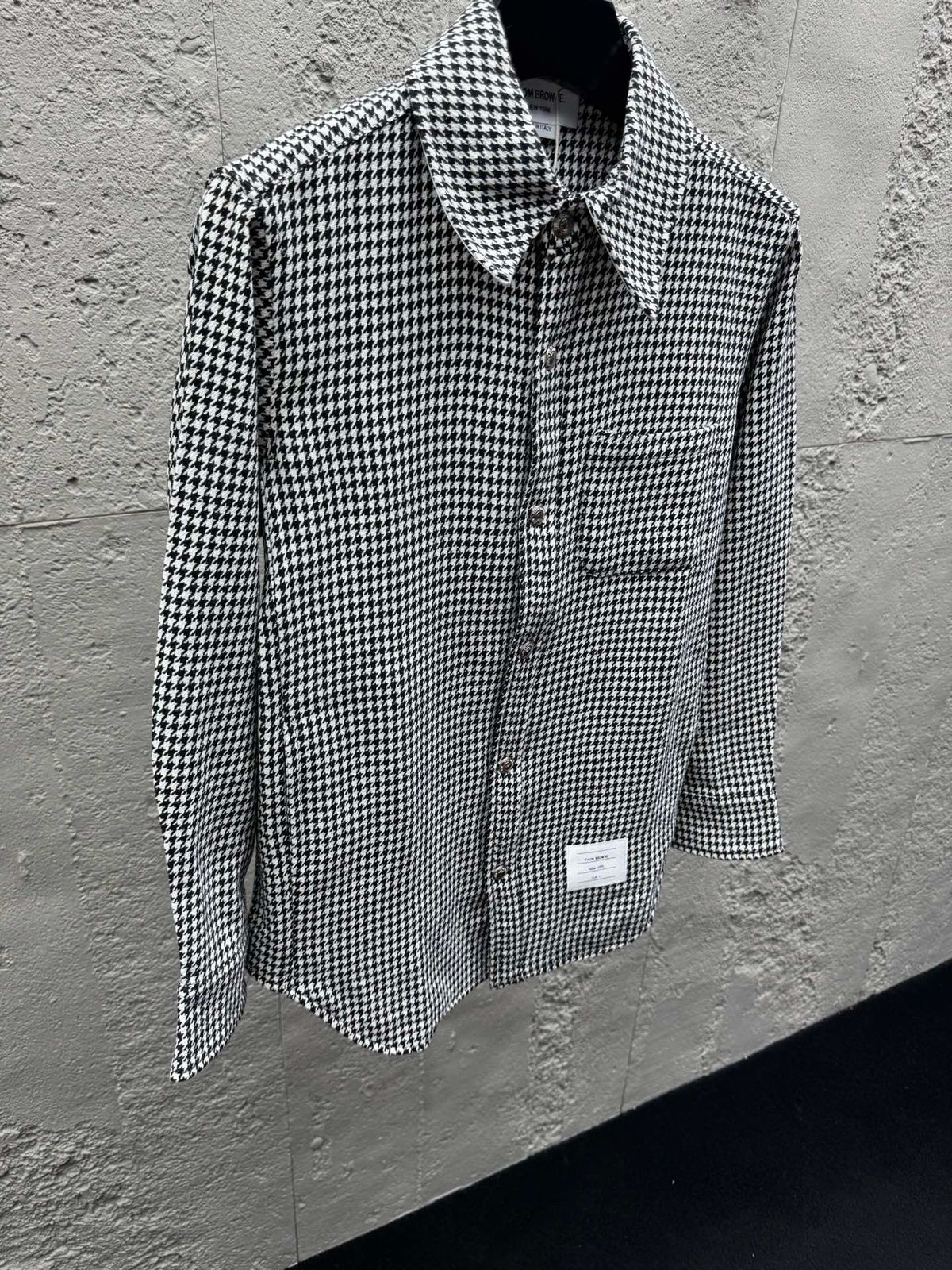 Grey Flannel Check Overshirt - Men's