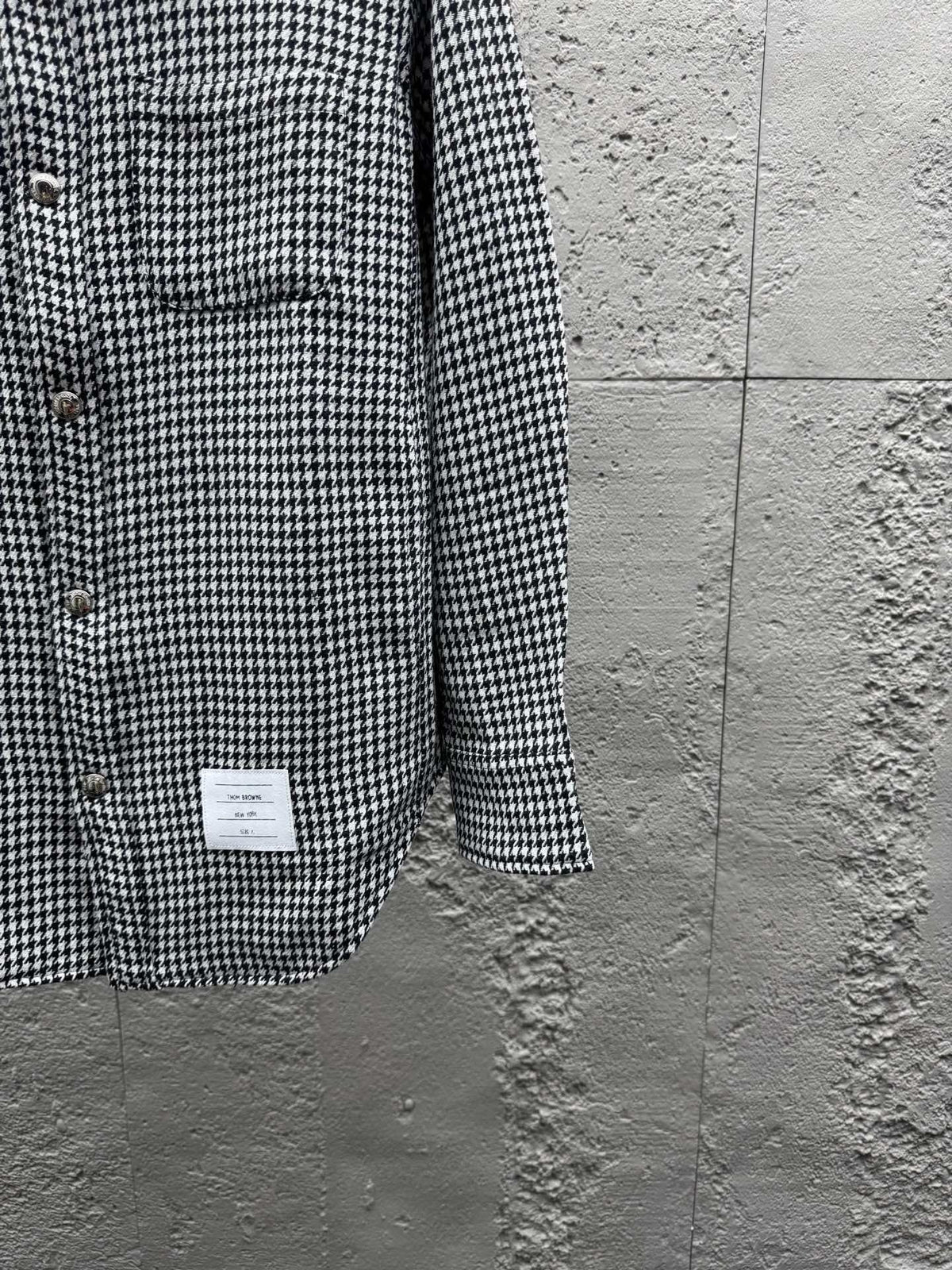 Grey Flannel Check Overshirt - Men's