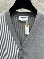 4-Bar Striped Cardigan - Men's