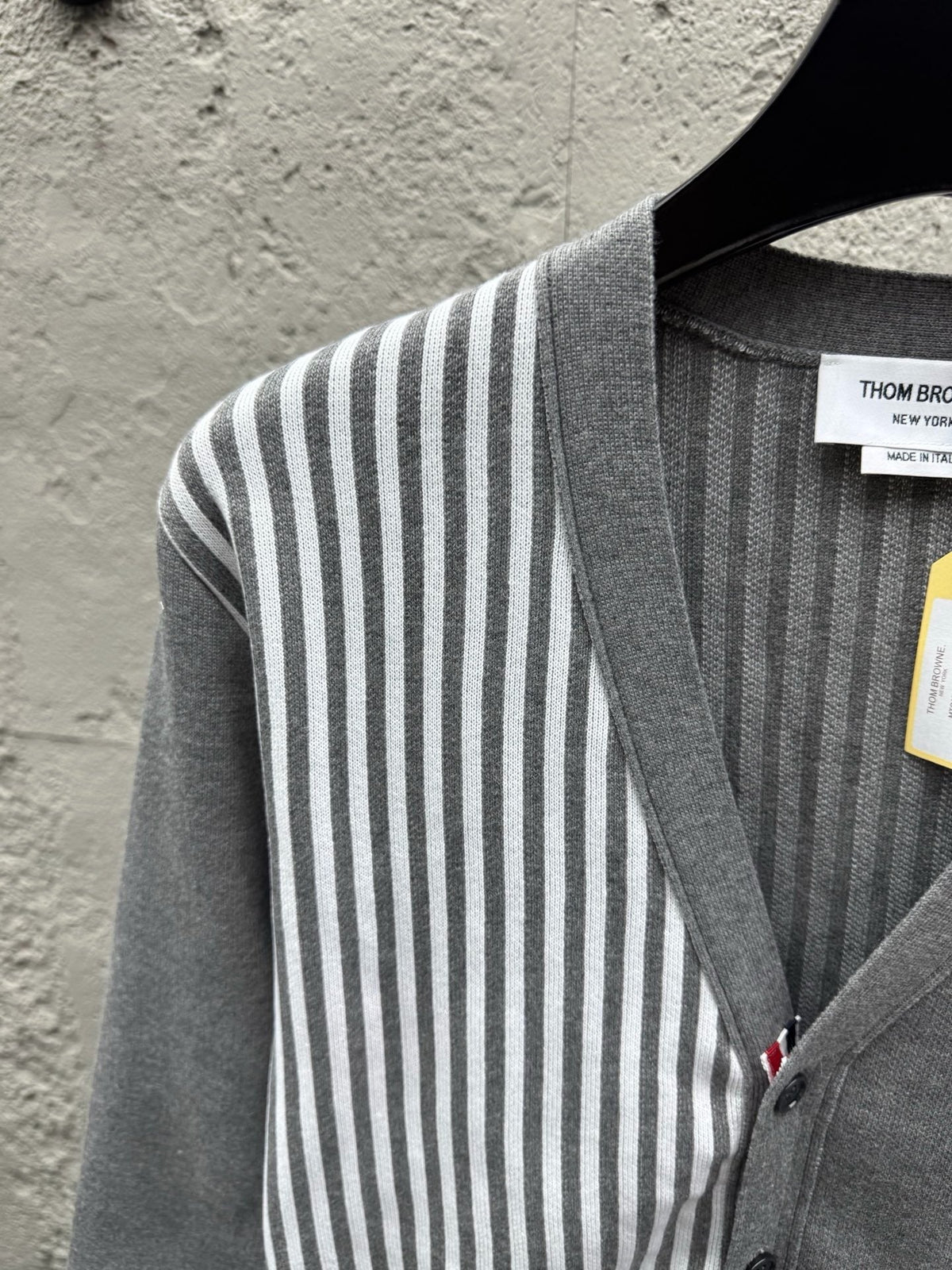 4-Bar Striped Cardigan - Men's