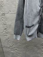 4-Bar Striped Cardigan - Men's