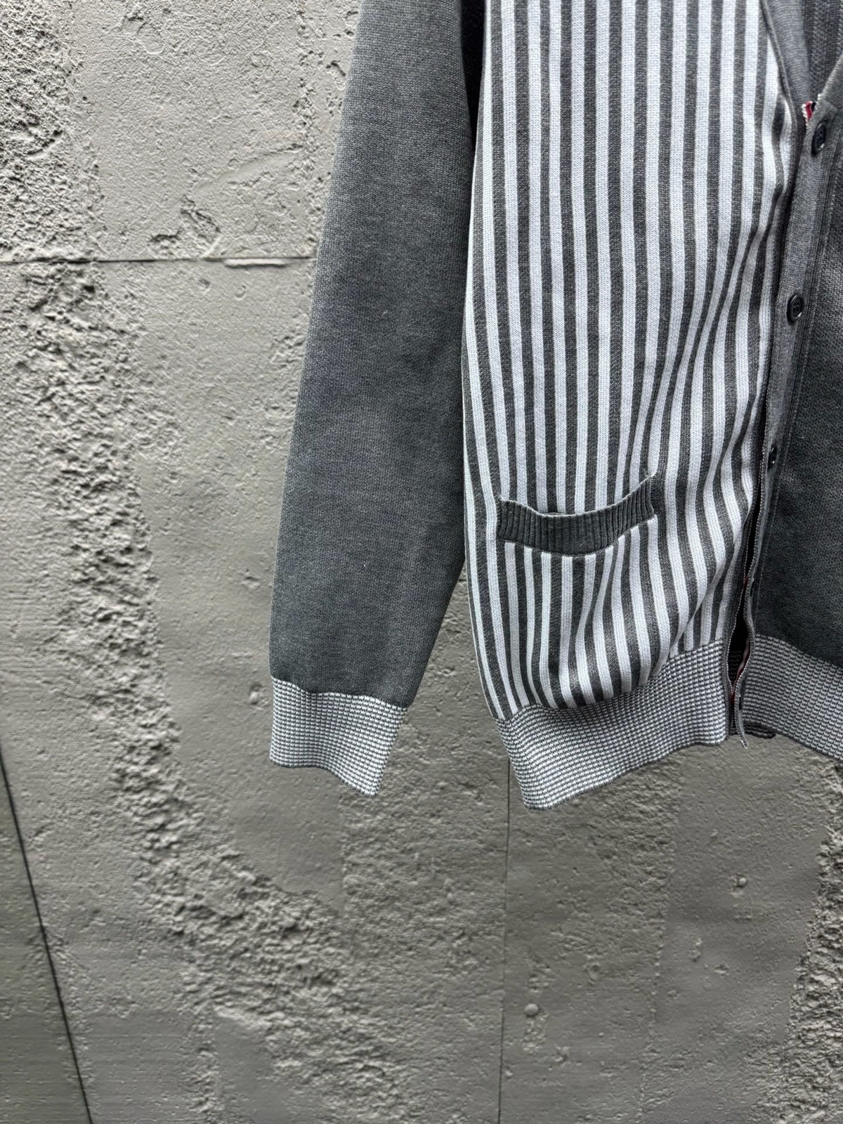 4-Bar Striped Cardigan - Men's